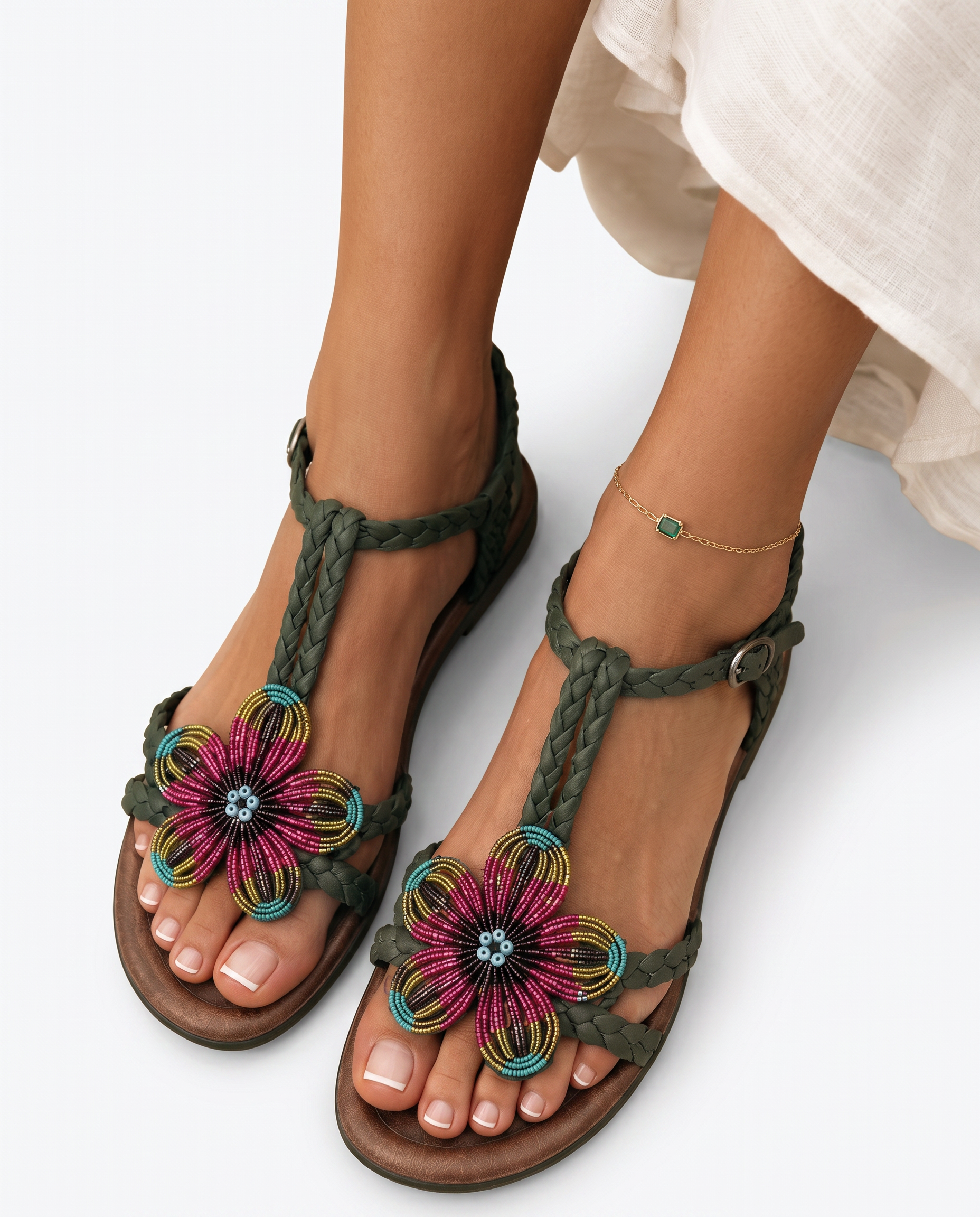 Anthea Sandal being worn
